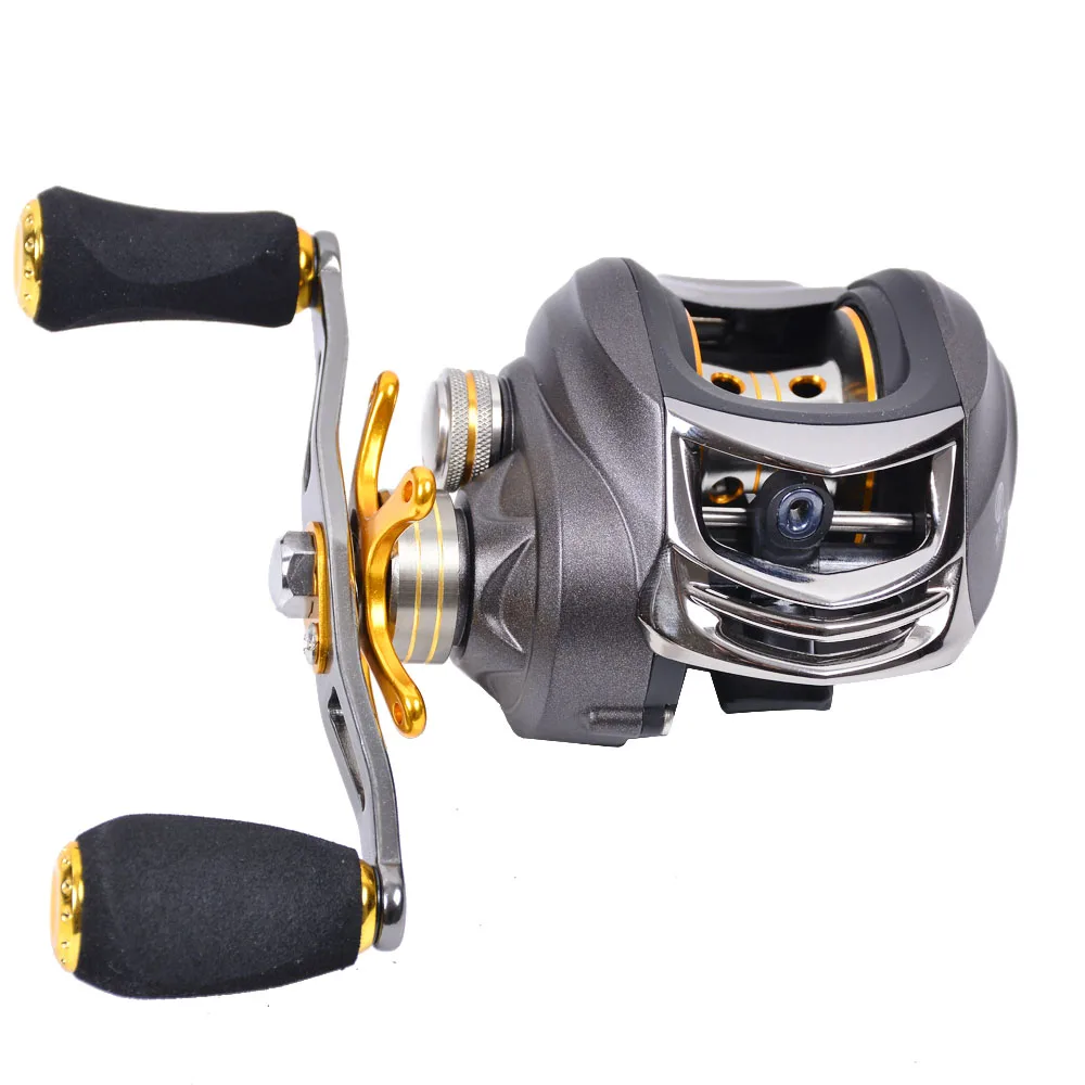 Casting Reels Bait Cast Fishing Reel 13+1 Ball Bearings 6.3:1 Gear Ratio Left/ Right Handle Metal Spool Moulinet Casting Wheel