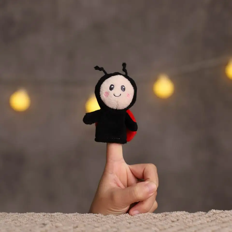 Kawaii дневная черепаха Цыпленок пчела жук пальчиковая кукла 4 дюйма Детская |