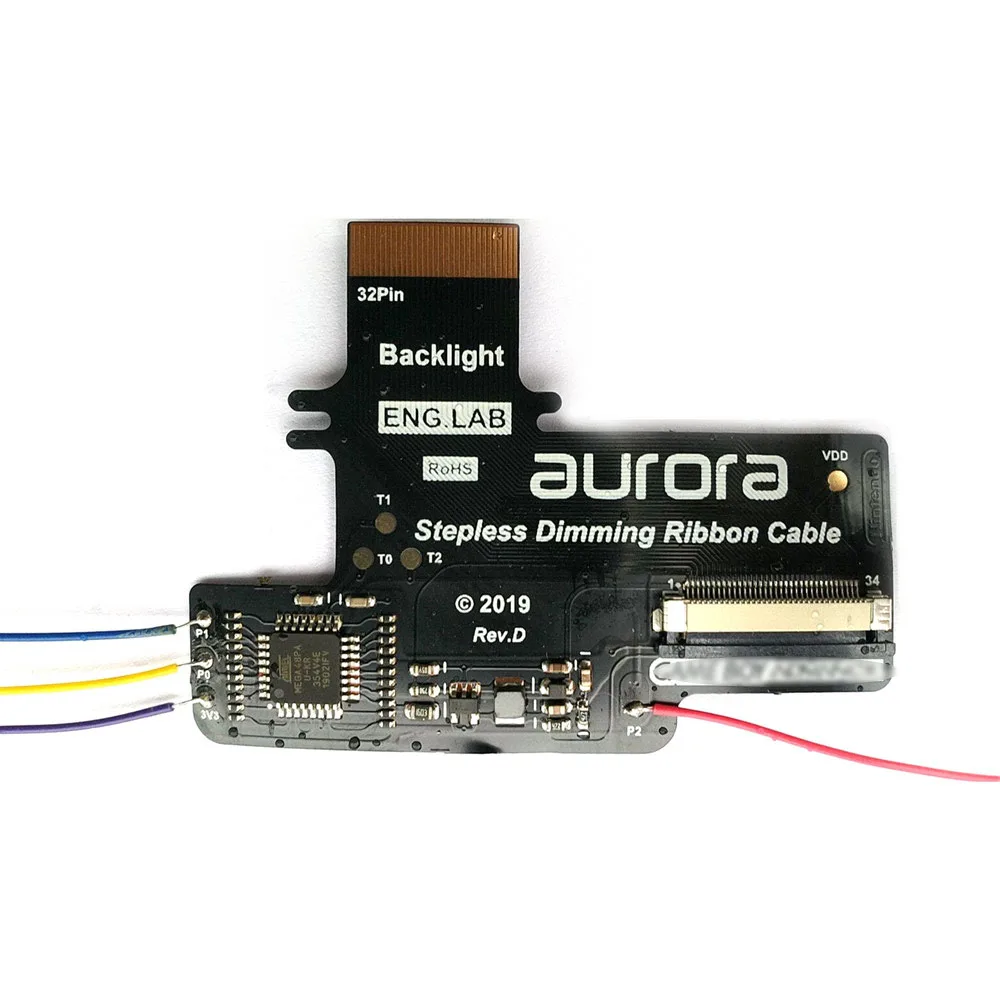 Комплект подсветки ЖК-дисплея для игровой консоли GBA подсветка экрана 2019 плавное