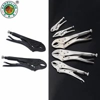 5710 locking pliers carbon steel adjustable pliers for clamping flat jaw and round jaw grip pliers welding hand tools
