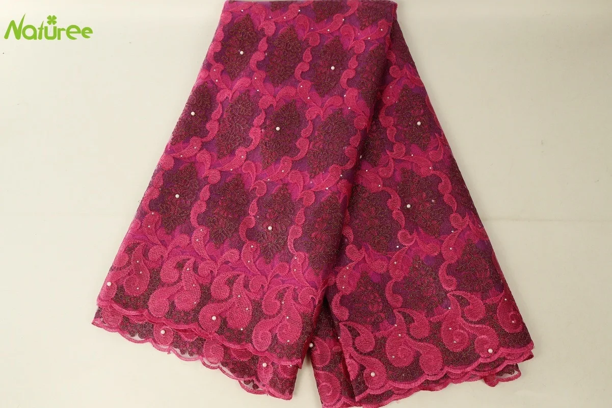 140 см ширина африканский тюль гипюр шнур кружевная ткань по двору нигерийский