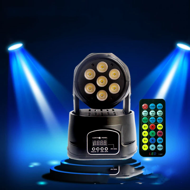 1 шт. 150 Вт RGB точечный светодиодный движущаяся головка Освещение сцены DMX Эффект Освещение дискотечное DJ рождественские вечерние освещение