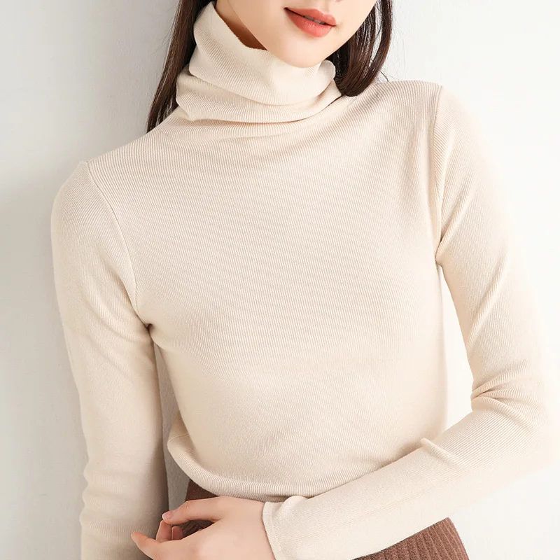 

adohon 2020 woman winter 100% Cashmere sweater autumn knitted Pullovers High Quality Warm Female thickening Turtleneck