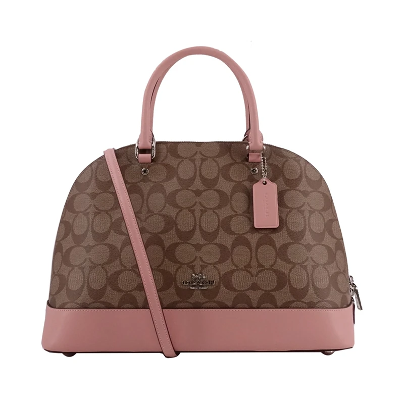 Подлинная оригинальная и фирменная Новинка COACH Sierra Фирменная купольная сумка женская сумка кошелек сумка F27584 - Цвет: F27584SVAVK