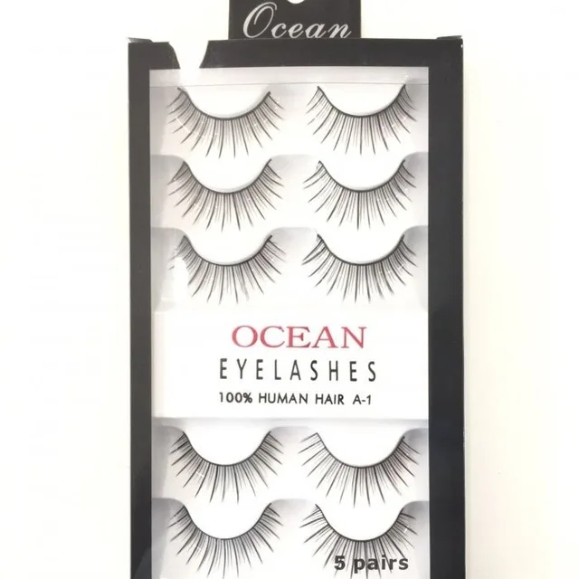 

5'li False Lash 615 463351582 Real Appearance Easy To Use