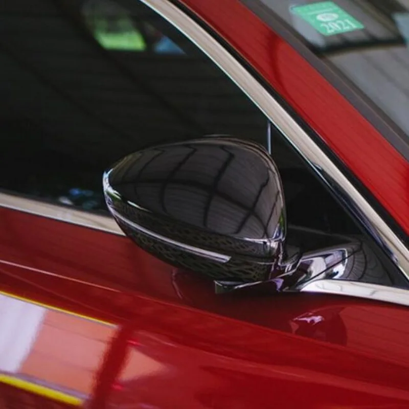 Tonlinker внешний зеркало заднего вида чехол наклейка для peugeot 508L автомобильный Стайлинг 2 шт. ABS крышка стикер