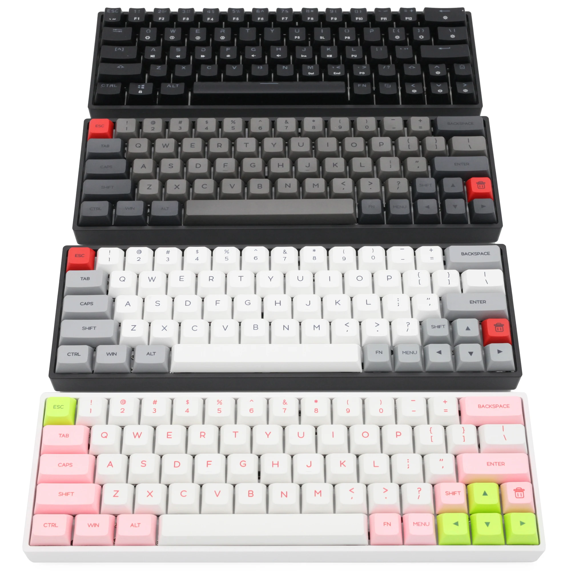 Sk64 60% пользовательская механическая клавиатура rgb оптический переключатель