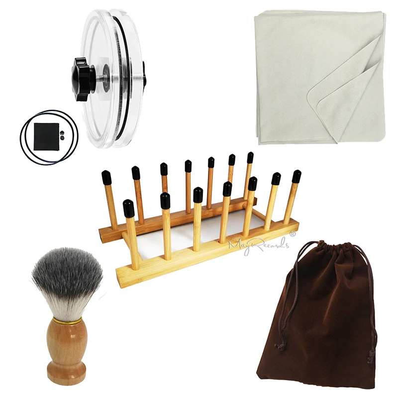 4 в 1 виниловый Набор для очистки LP Виниловая пластинка зажим очистки/щетка