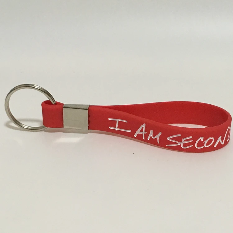 1 шт я второй силиконовый резиновый браслет наручный Браслет Брелок|Гибкие