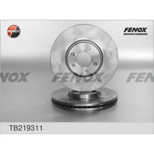 Диск тормозной HYUNDAI ix55 3.0D 08- передний вент.D=321мм. FENO | Автомобили и мотоциклы