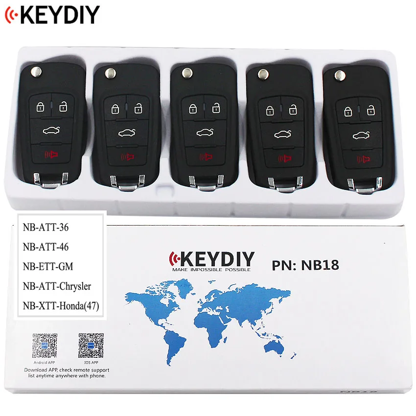 5 шт./лот Универсальный многофункциональный дистанционный ключ для KD900 + URG200 KEYDIY