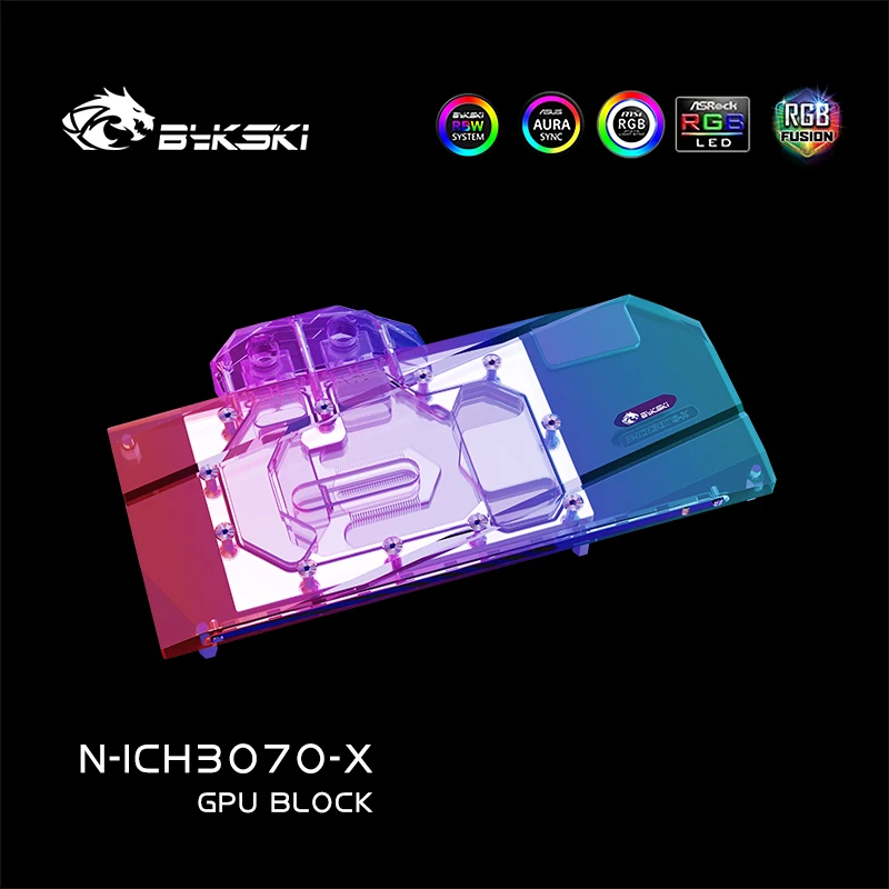 Bykski GPU Water Block use Inno3D RTX 3070 ICHILL IceDragon Super Edition / Twin X2 Graphics card Radiator N-ICH3070-X | Компьютеры и