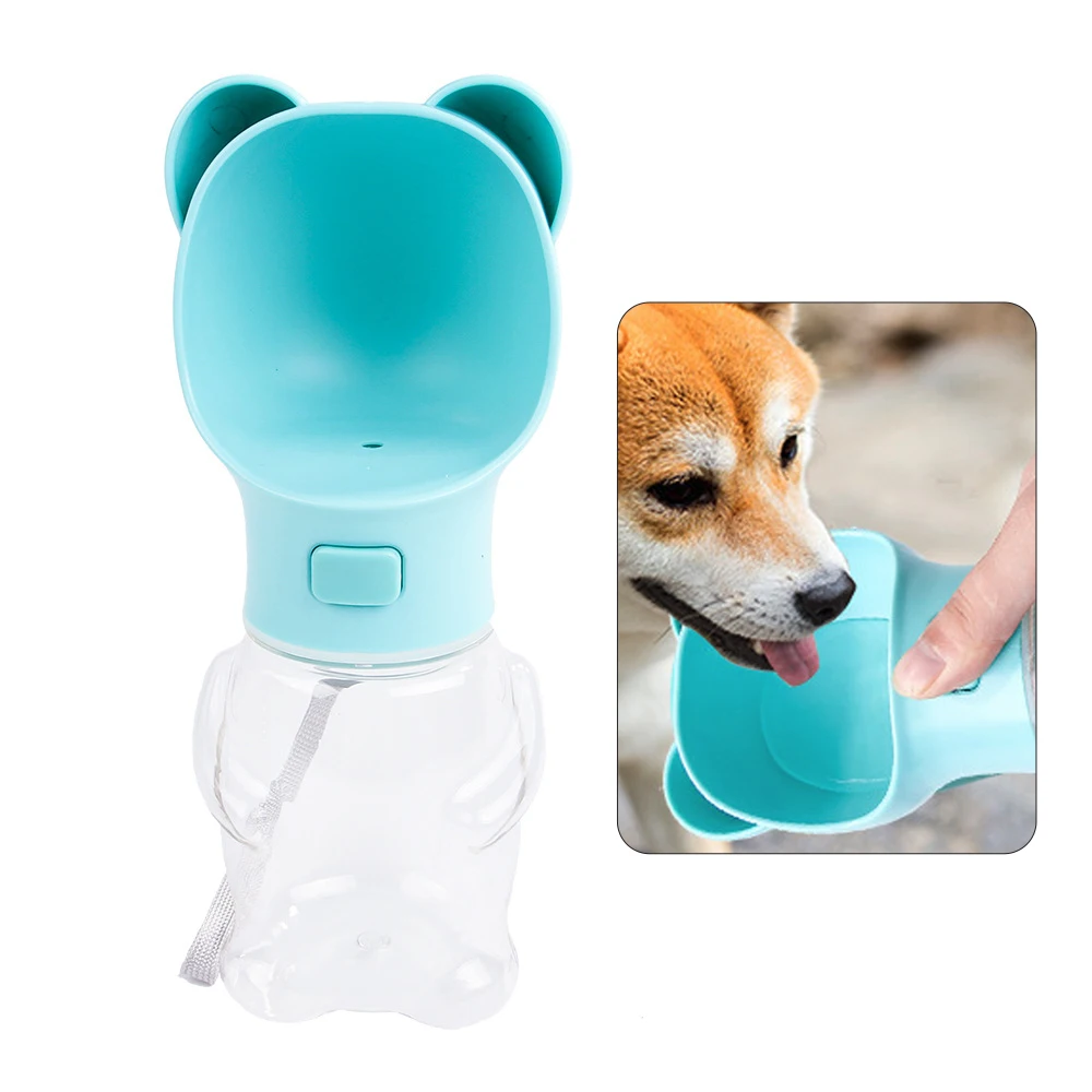 

Портативная бутылка для воды для собак, для маленьких и больших собак, дорожная поилка для щенков и кошек, уличный дозатор воды для питомцев,...