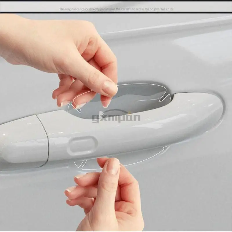 

For Xpeng G3 Door Handle Stickers Modification Protect Anti-scratch Door Bowl Film Protective Sticker Car Door Handle Film