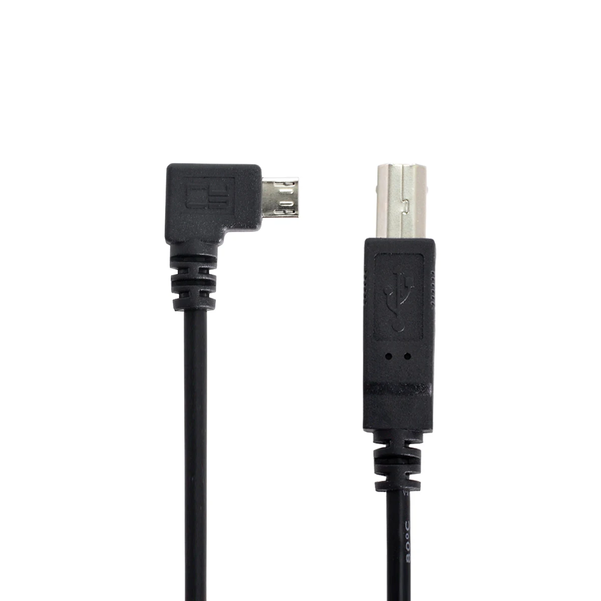 

CY Micro USB OTG Right Angled 90 Degree to Standard B Type Scanner Printer Hard Disk Cable 30cm