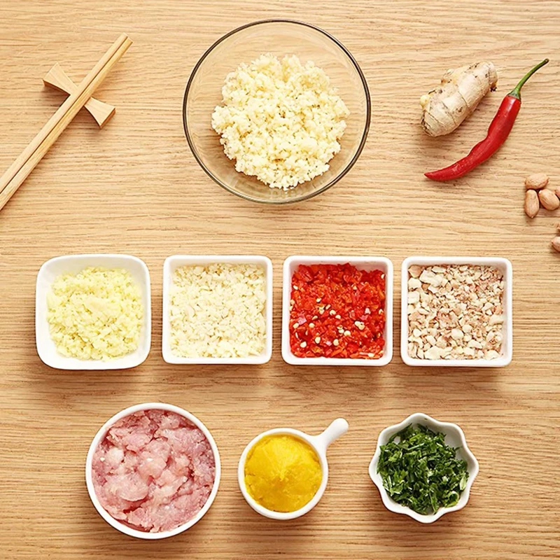 

Mini Multifunction Garlic Crusher Picadora Manual Food Chopper Meat Mixer Fruit Vegetable Processor Garlic Grinder Kitchen Tools