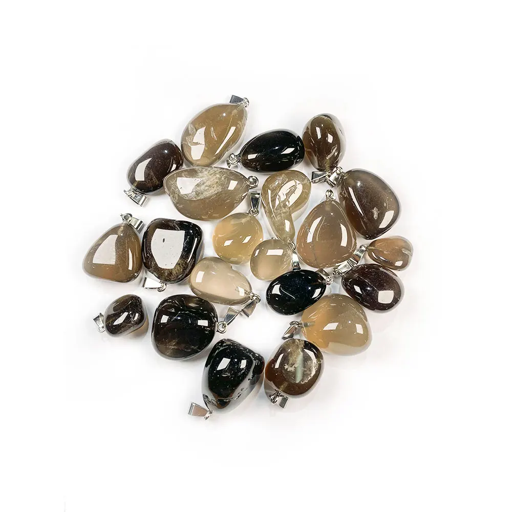Кулон Дымчатый Кварц 5 шт./лот натуральный камень неправильной формы подвеска