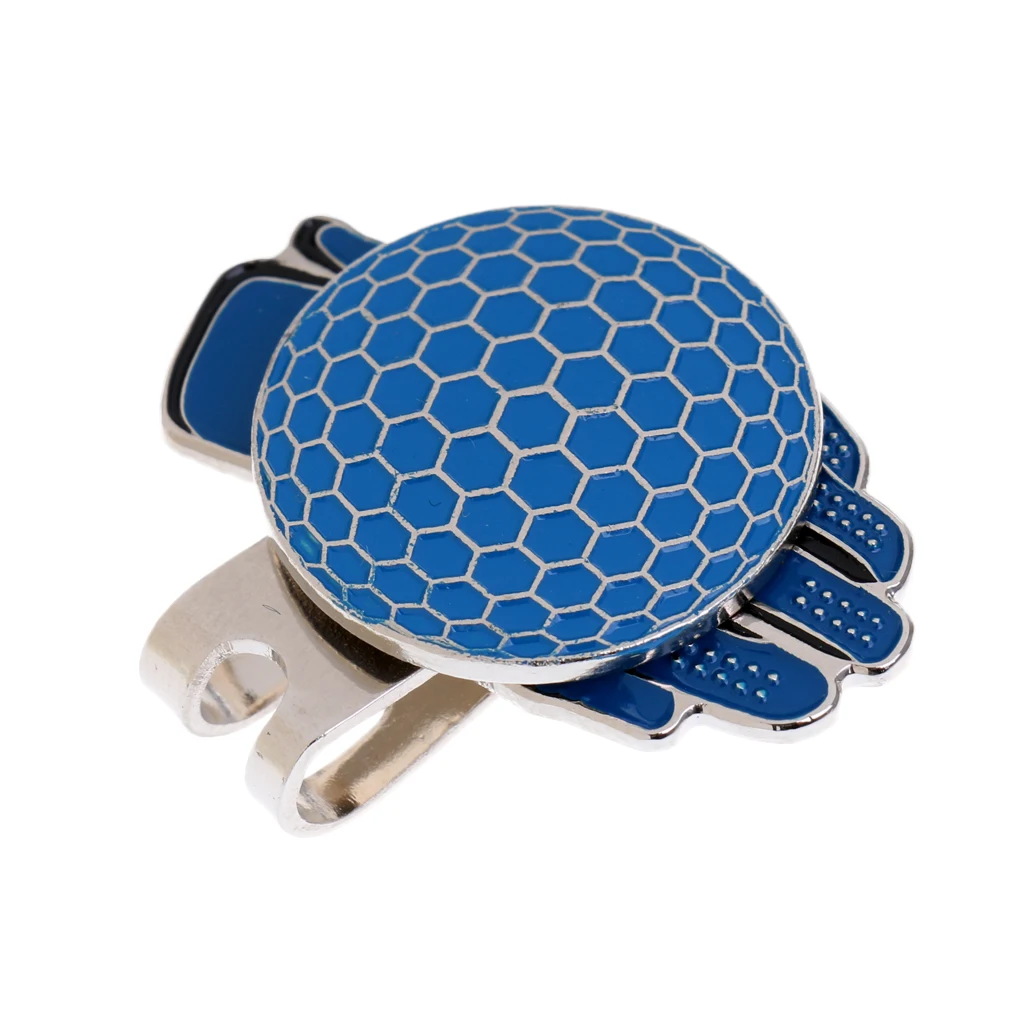 Funny Glove Design Golf Hat Clip with Magnetic Ball Marker Golfer Gift | Спорт и развлечения