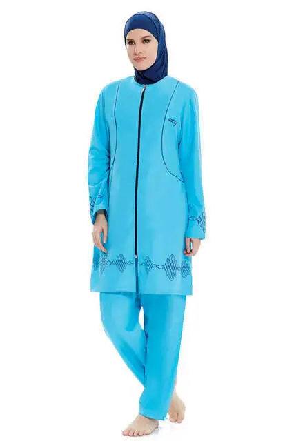 

Tesmay Full Off Hijab Swimwear 0087 Turquoise