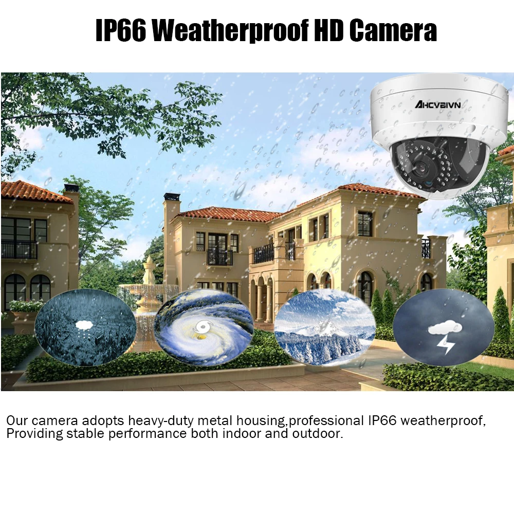 AHCVBIVN CCTV Камера в Survrillance Системы NVR 8CH Full HD 5MP до 16*5 Мп IP Камера POE 48V 802.3af/Oudoor набор