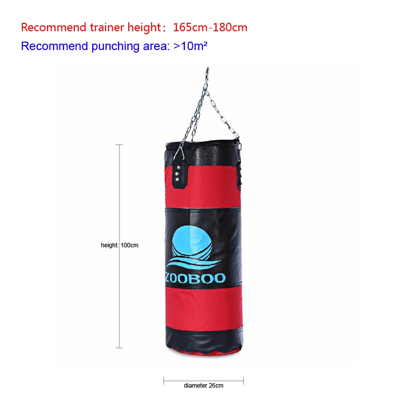100 см тренировочный фитнес ММА боксерский Пробивной Мешок Спортивный Песочник