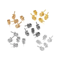 50 100pcslot metal charms screw eye bails beads end caps clasps pins connectors for diy pendant jewelry making accessories