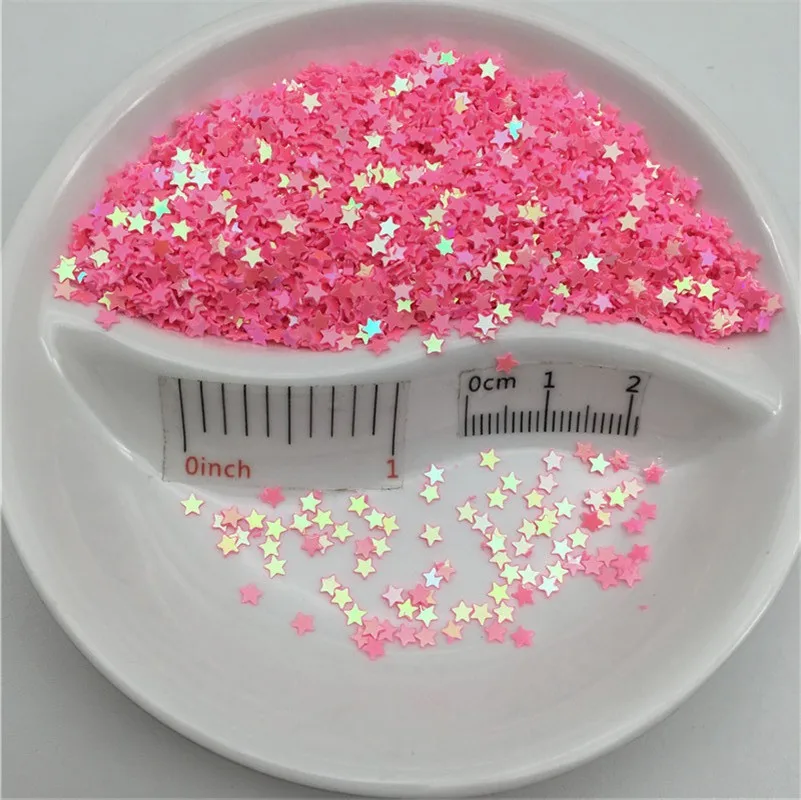 20 г 3 мм звезда ПВХ блёстки Блестки для дизайна ногтей маникюр свадебные конфетти