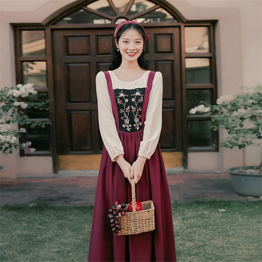 Женское средневековое платье эпохи Возрождения женский костюм с длинным рукавом