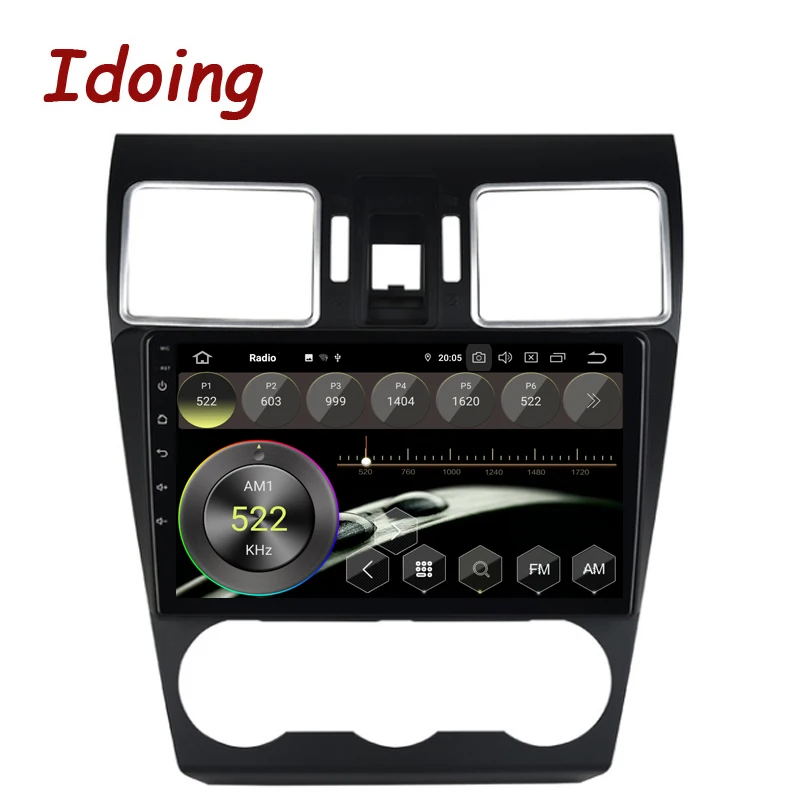Idoing 9 &quot2.5D TDA7850 автомобильный Android 0 Радио мультимедийный плеер для Subaru Forester 2016 2018