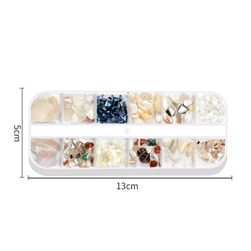 

12 Color Nail Shell Sequins Nail Accesoires Charms Nail Decoration