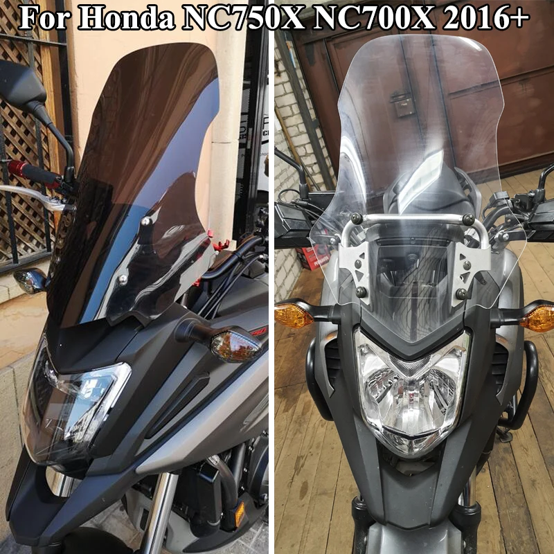 NC750X Windscreen Windshield Wind Deflector For Honda NC700X NC 750 DCT 2016 2017 2018 2019 2020 NC 750X 750S X 700 Accessories