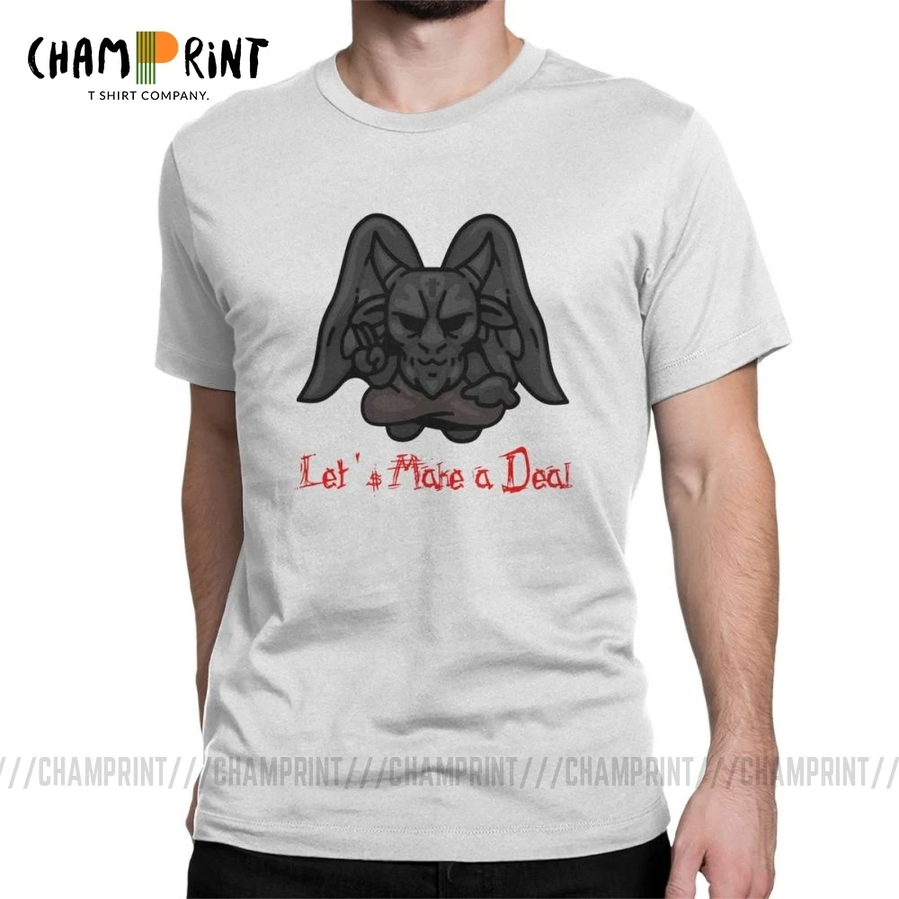 Мужская футболка Isaac Let's Make Deal модные футболки из 100% хлопка с коротким рукавом и