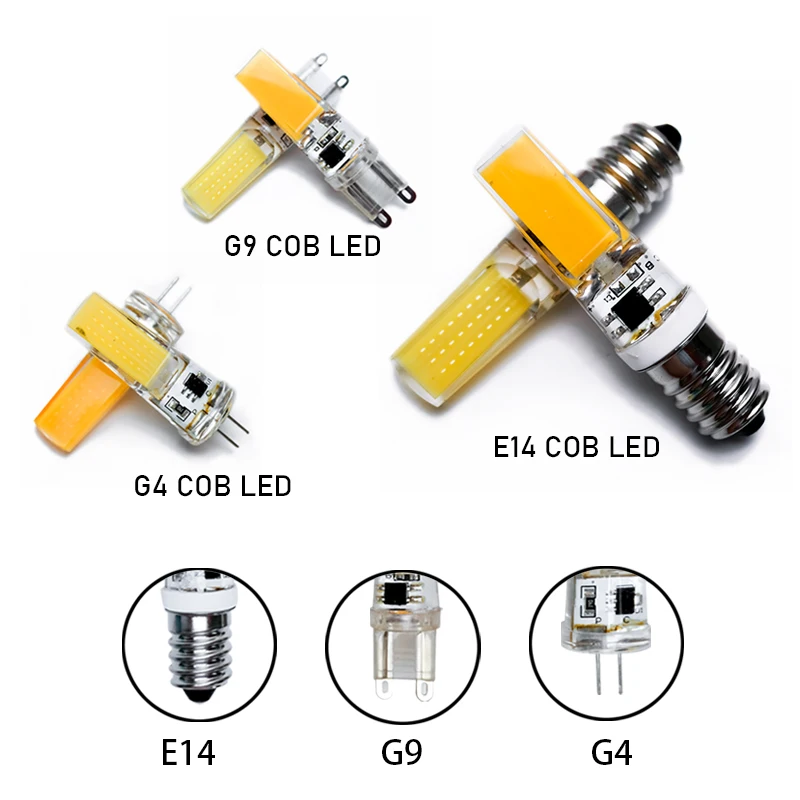 Светодиодная лампочка E14 SMD для люстры сменные галогенные лампы G4 G9 2 шт./лот угол