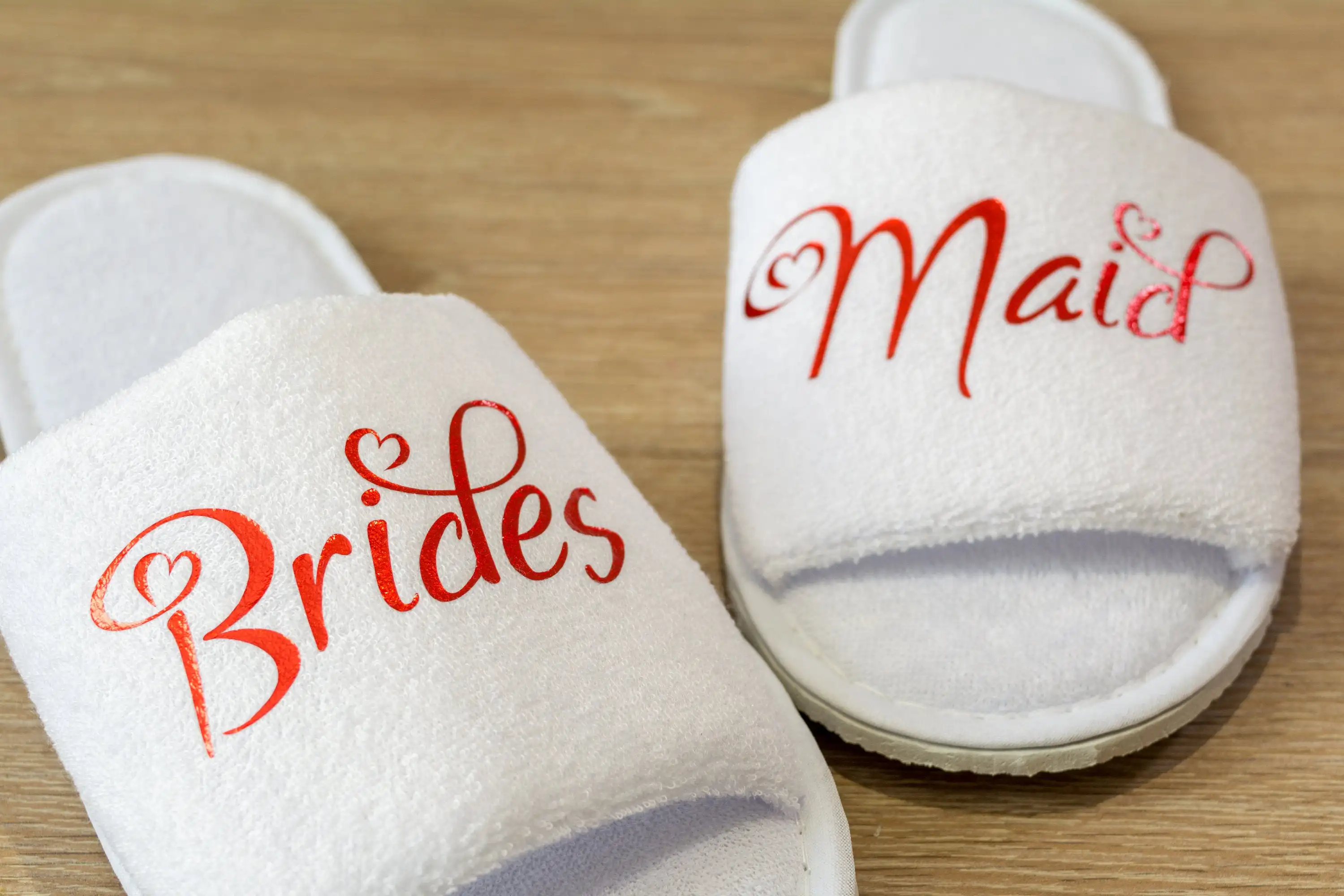 Индивидуальный подарок подружки невесты свадебные тапочки открытая