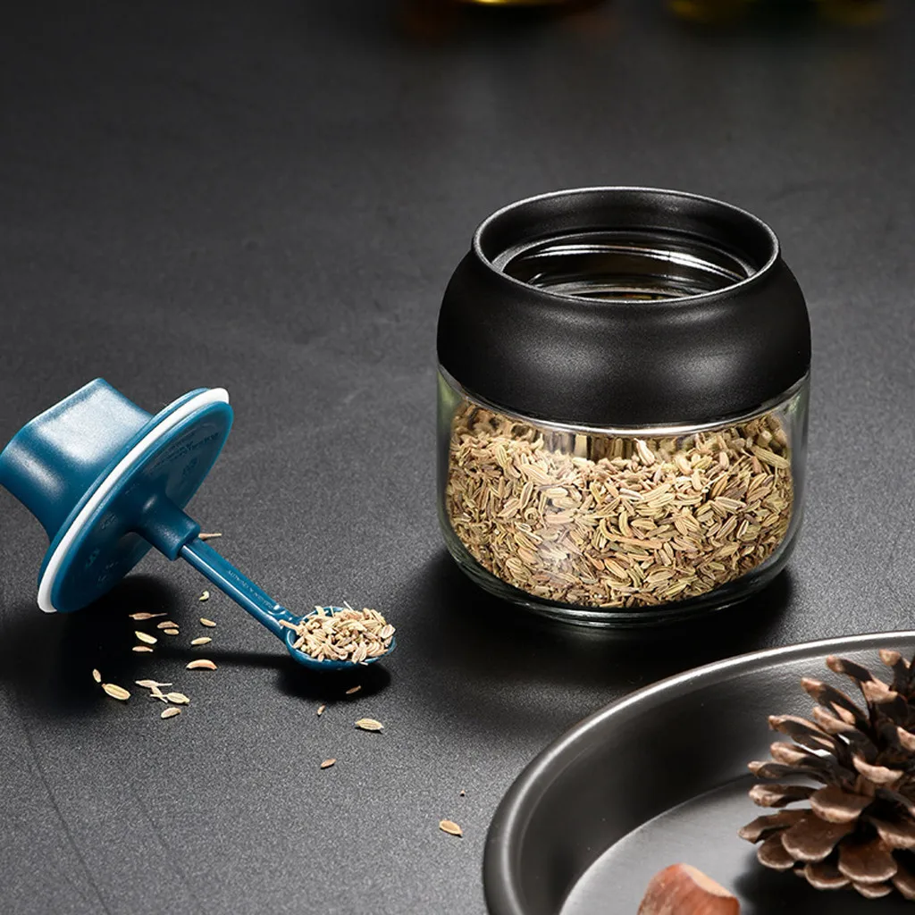 280 м профессиональная банка для хранения специй влагостойкая крышка Ложка Крышка