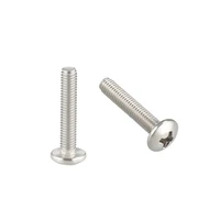 uxcell machine screws phillips truss head 304 stainless steel fasteners bolts for furniture industry 30pcs