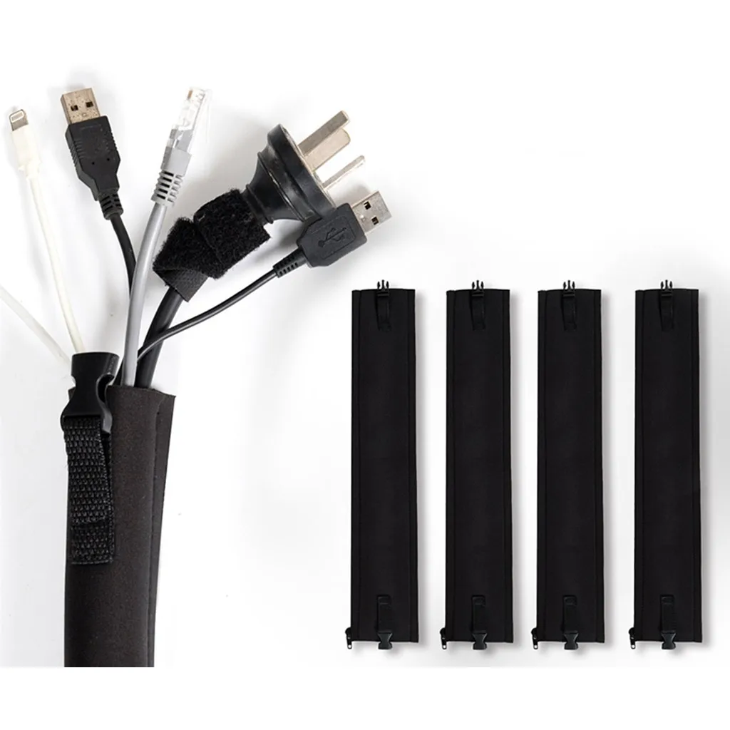 4 шт. неопреновый органайзер для кабелей | Электроника