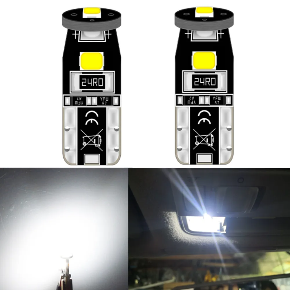 

T10 led White Error Free Canbus For BMW X1 E84 F48 X3 E83 F25 X4 F26 X5 E53 E70 X6 E71 E72 LED Interior Light License Plate Lamp