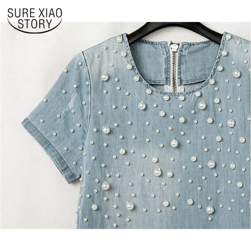 Новинка летнее повседневное женское платье модные хлопчатобумажные джинсы