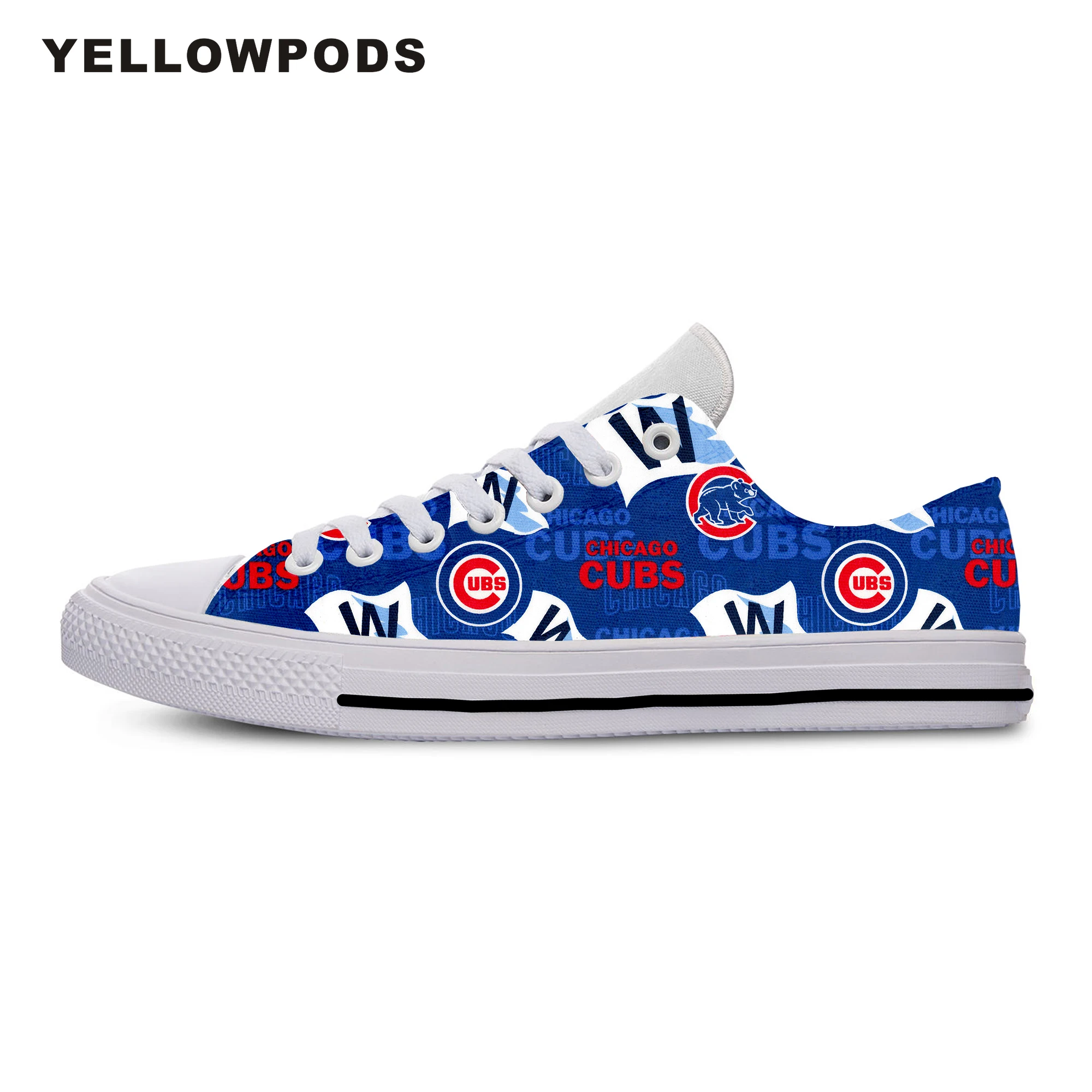 

Men Casual Shoes Cool Women Chicago Comfortable Shoes Cubs Classic Unisex Track Shoes Walking Shoes Man
