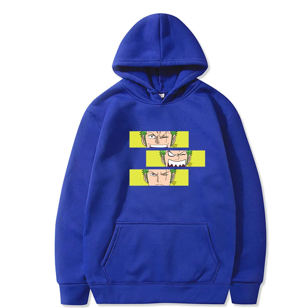 

Roronoa Zoro Hoodies Men Anime One Piece Harajuku hoodie 2021 Autumn Spring Loose Street Fashion Casual Hoodie sweatshirt men