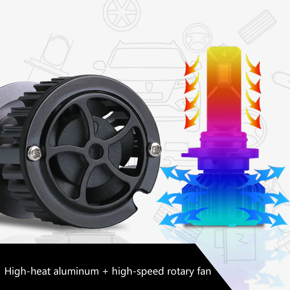 

Auto L8 Modified Lights 3750 Car Headlight Bulbs H1/H3/H4/H7 /H8/H11 9005 9006 880 881 26W 3000LM Car Highlight LED Accessories
