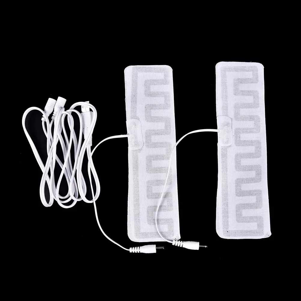 Один или 2 шт. 2-12 В углеродное волокно грелка для рук USB нагревательная пленка