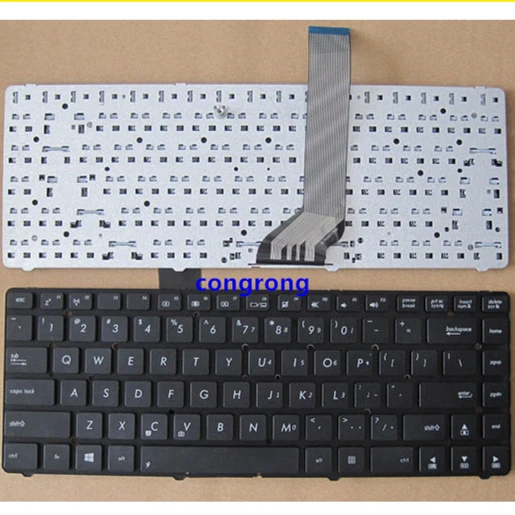 

Английская клавиатура для ноутбука ASUS K45V R400V R400 A45VD A45VM A85V A45V K45VD R400V N46 K45 P45 черный раскладка клавиатуры США