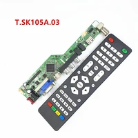 t sk105a 03 universal lcd tv controller driver board interface7 key board 4 lamp inverter replace t v53 03