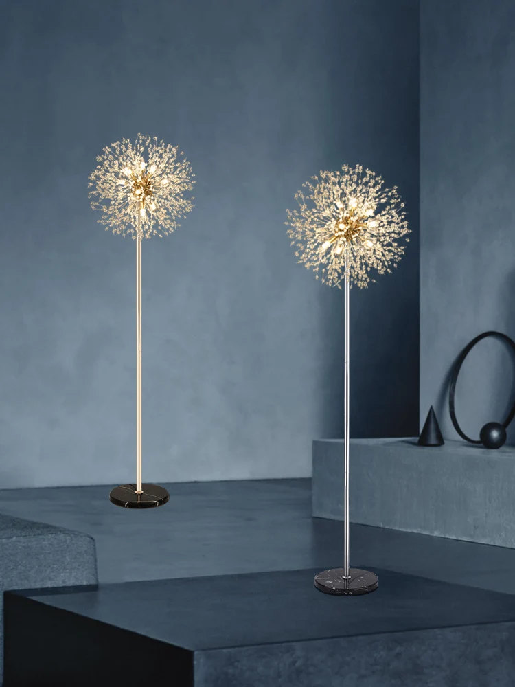 Большая светодиодная Напольная Лампа G9 хрустальный светильник для чтения