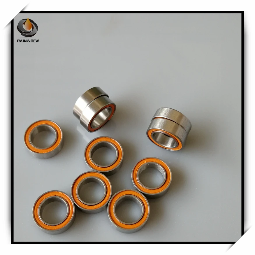 

2 шт., гибридные подшипники для катушек SMR85 2RS 5X8X2.5mm ABEC7 2OS CB из нержавеющей стали