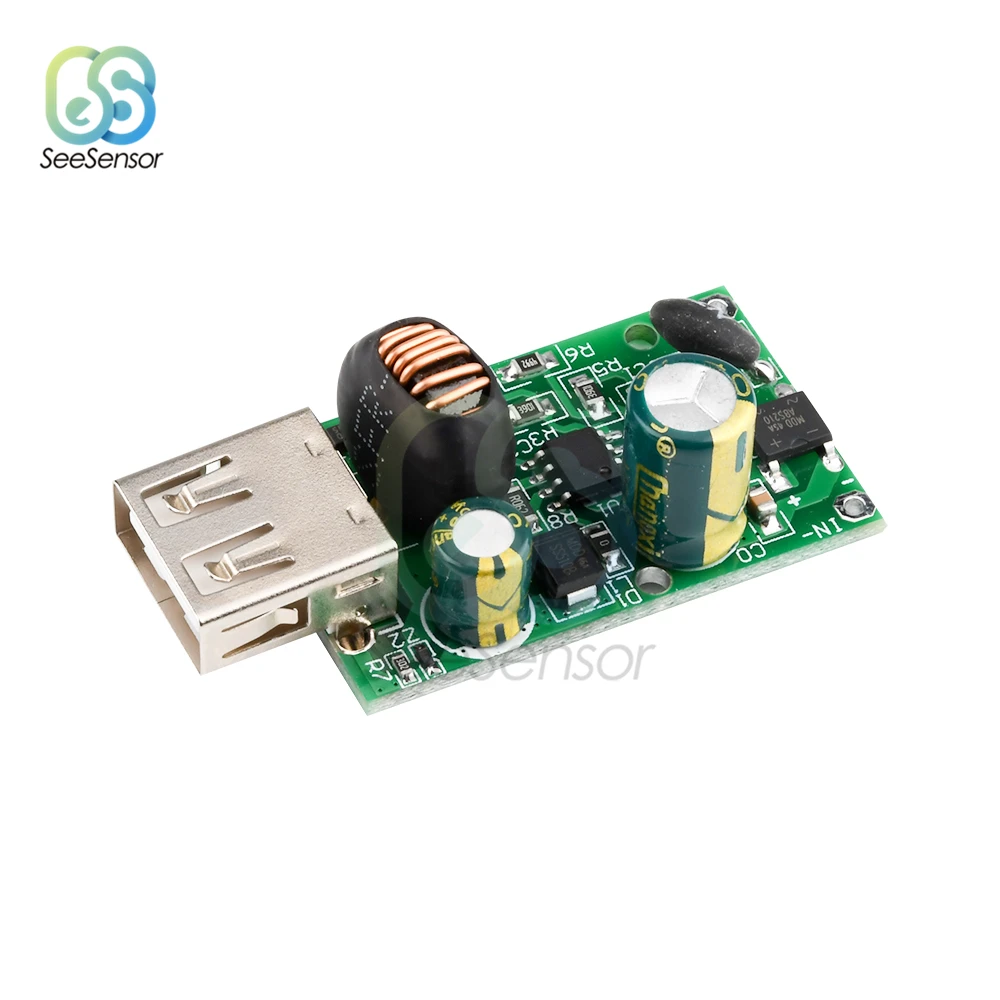 Buck Converter Stabilizer DC-DC Step Down Module 12V 24V 48V 72V 80V to 5V 2A USB Isolated Power Supply for Car | Обустройство дома