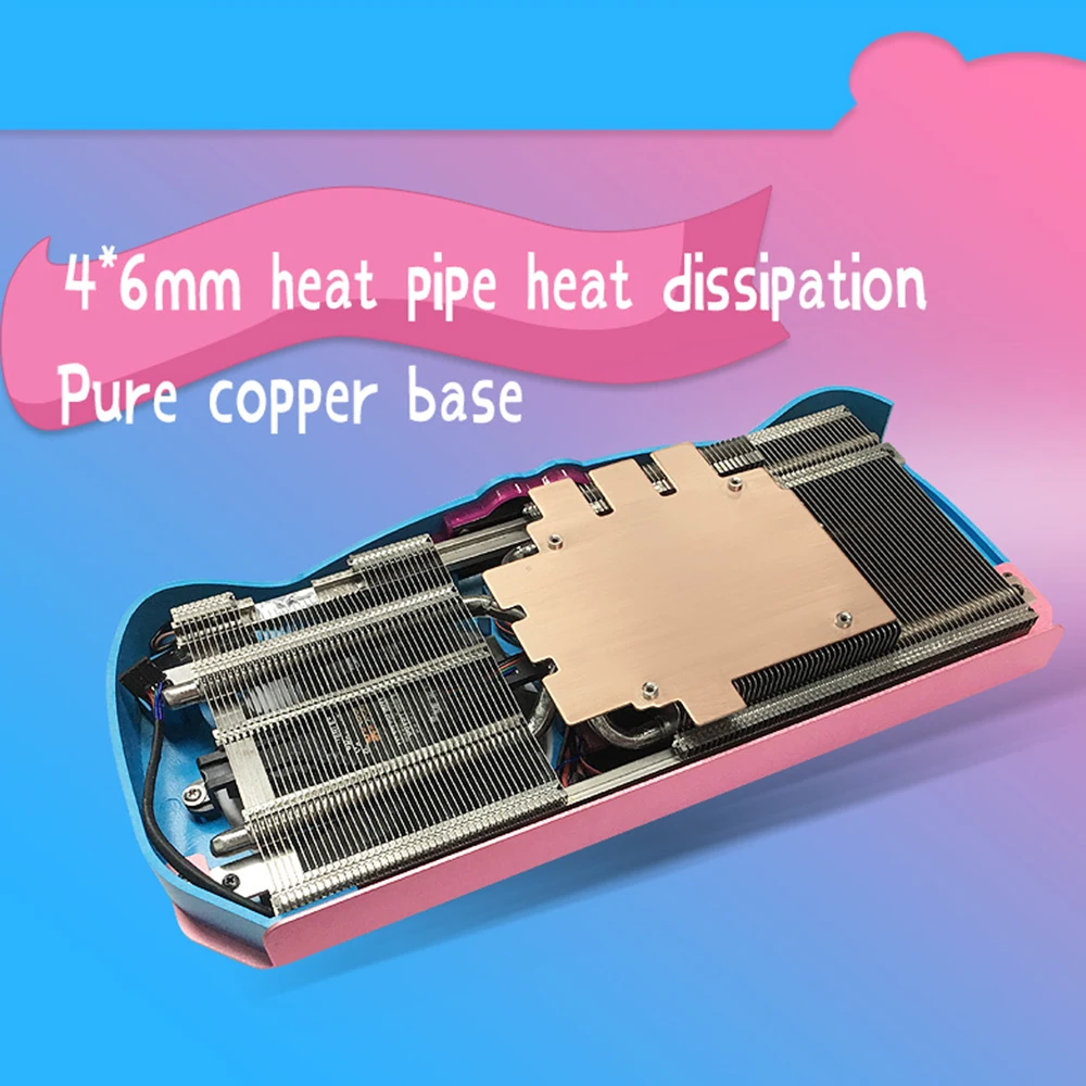 Yeston Radeon RX 580 GPU 8 ГБ GDDR5 256 бит игровой настольный компьютер ПК видеокарты Поддержка