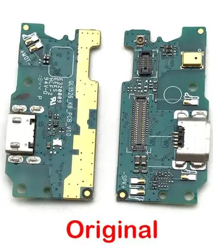 Original With IC Протестированный для Asus Zenfone 4 Max ZC520KL Micro Dock разъем usb зарядный порт гибкий кабель плата с Вибрационный микрофон - Цвет: Original With IC